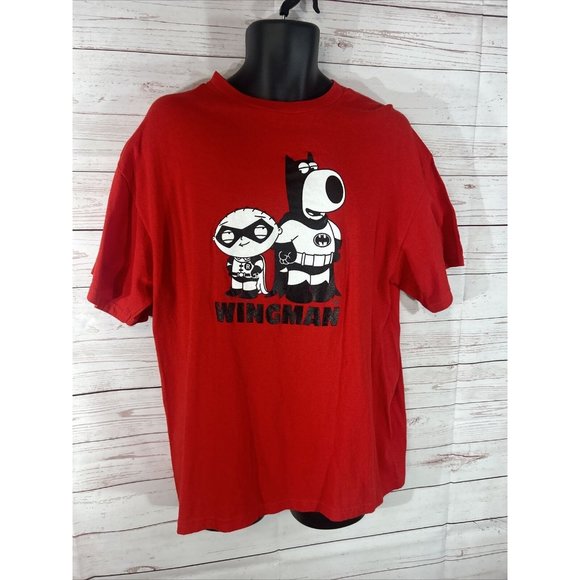 Delta Other - Family Guy T-Shirt Men's Size XL Red Delta Pro Graphic Tee Short Sleeve Wingman